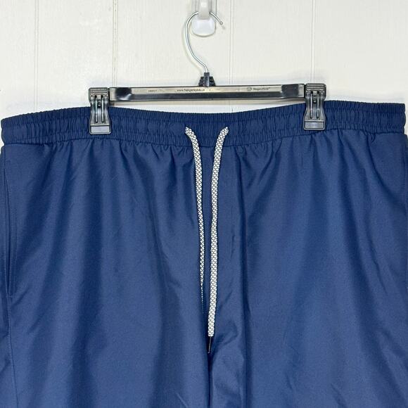 INC Mens Swim Trunks Size XXL Blue Mesh Lined Drawstring Pockets Quick Dry - Picture 2 of 15